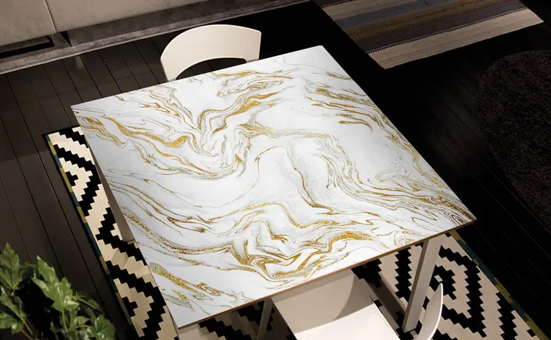 Pellicola tavolo Marble 10 – Rivestimento adesivo effetto marmo elegante