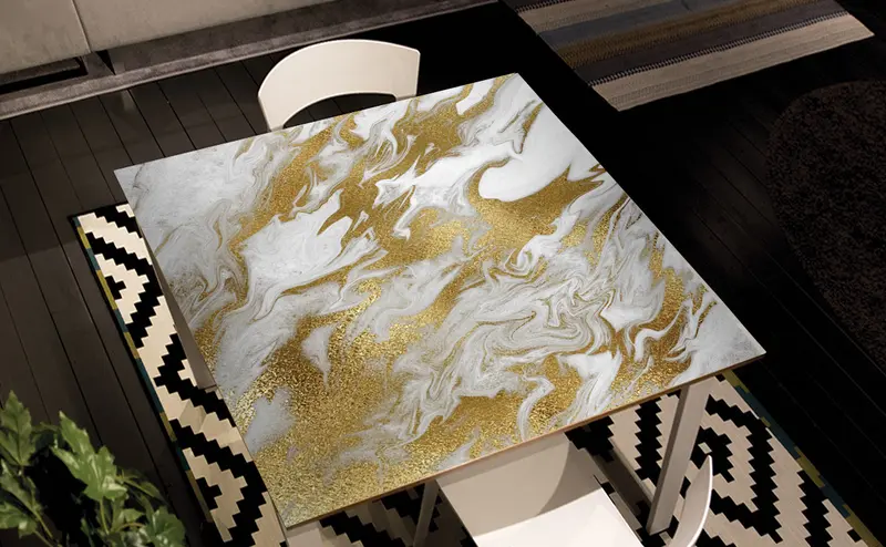 Pellicola tavolo Marble 9 – Rivestimento adesivo effetto marmo elegante