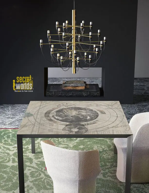 Pellicola tavolo WORLD – Rivestimento adesivo mappamondo