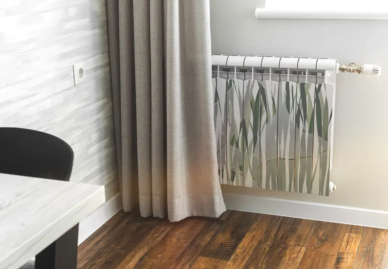 Pellicola termosifoni Green – Design Floreale Naturale