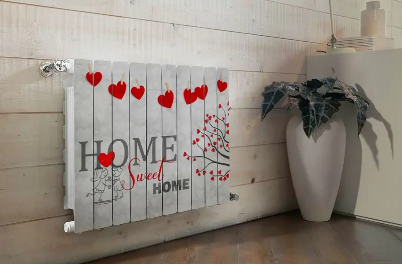 Pellicola termosifoni Home Sweet Home – Design Romantico Collezione Love