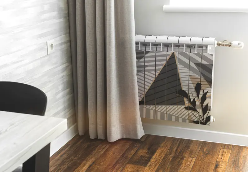 Pellicola termosifoni Modern – Design Floreale Contemporaneo