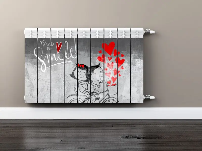 Pellicola termosifoni Smile – Design Romantico Collezione Love