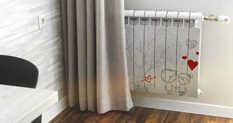 Pellicola termosifoni Sweet Draw – Design Romantico