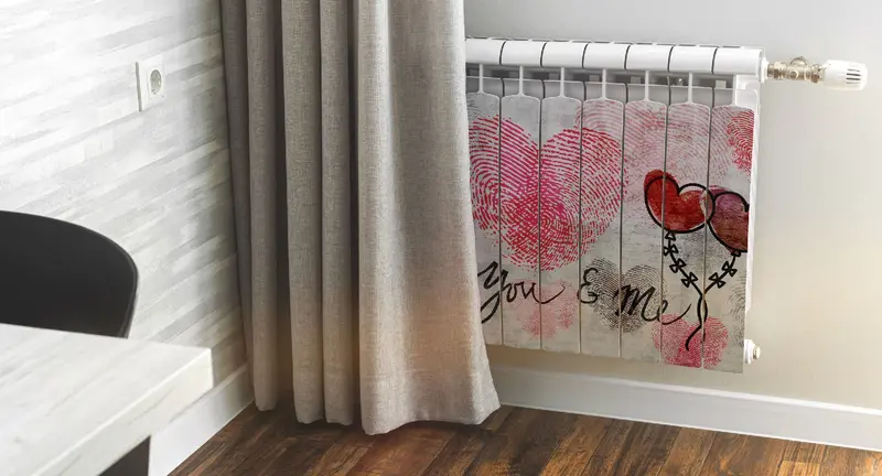 Pellicola termosifoni You and Me – Design Romantico Collezione Love