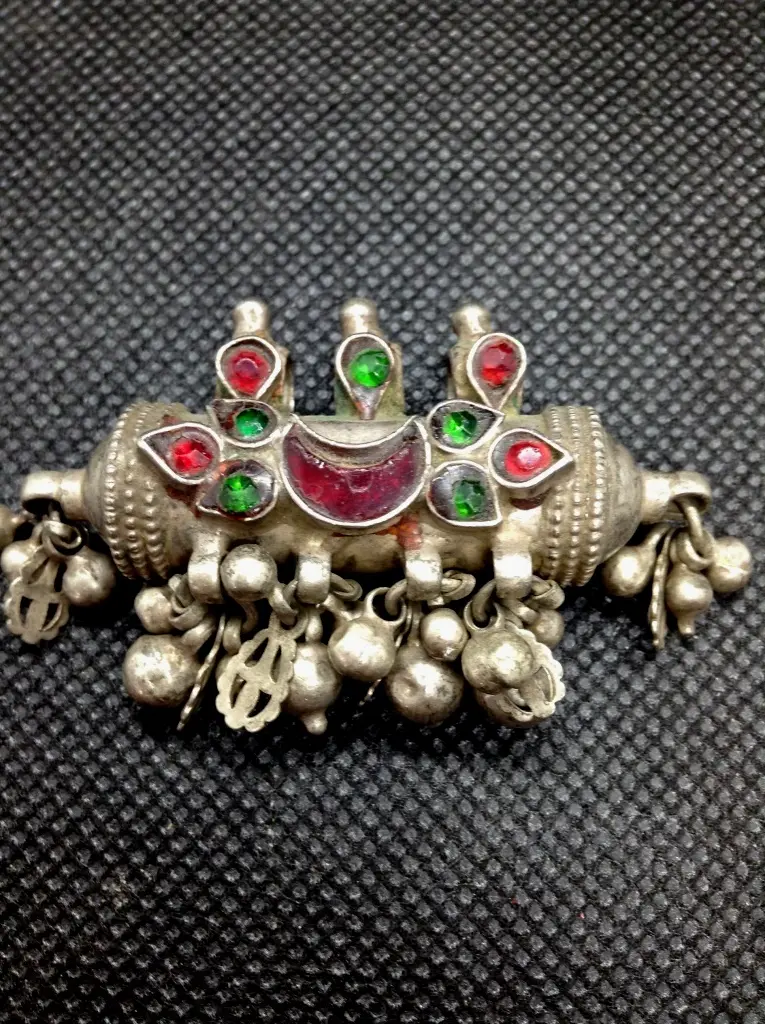 pendaglio indiano argento jantar