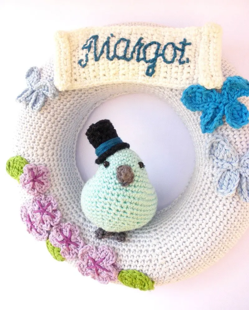 Personalized Name Nursery Wreath