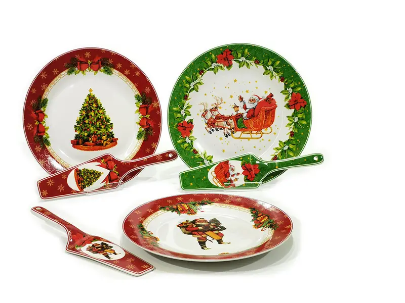 PIATTO CON PALETTA XMAS