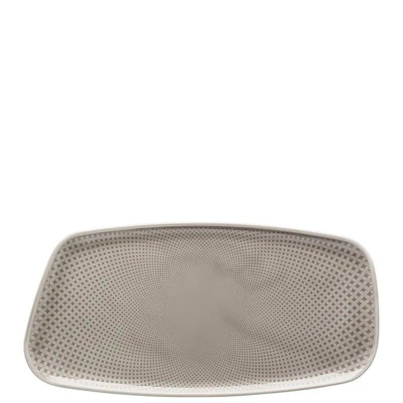 Piatto da portata  cm 30x15 Junto Pearl Grey Rosenthal｜L’Egizia regali
