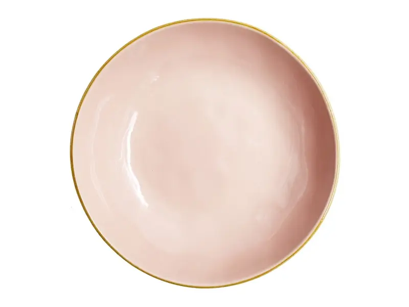 Piatto Fondo Rosa Cipria