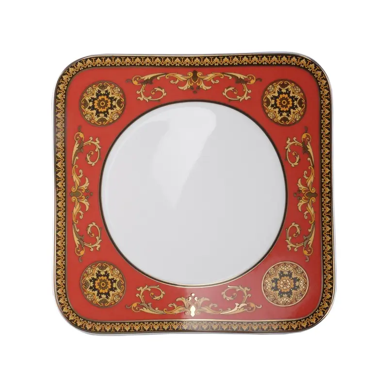Piatto frutta cm 21 Medusa Rosso Versace｜L’Egizia regali