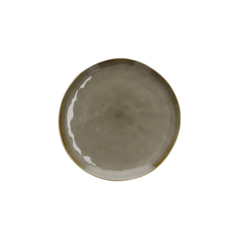Piatto Frutta Grigio Tortora