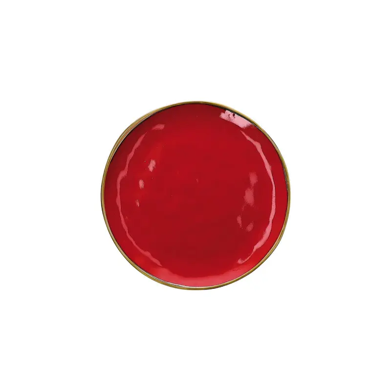 Piatto Frutta Rosso Corallo