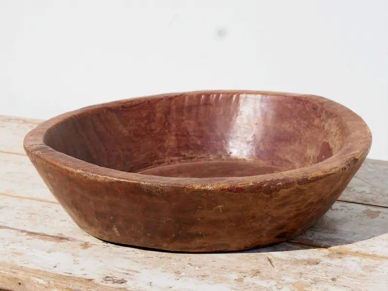 Piatto Indiano In Teak       cod.PIL38