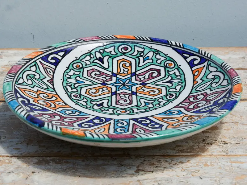 Piatto marocchino dipinto cod.PMD06