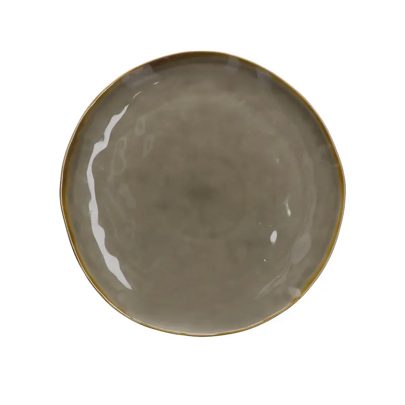 Piatto Piano Grigio Tortora