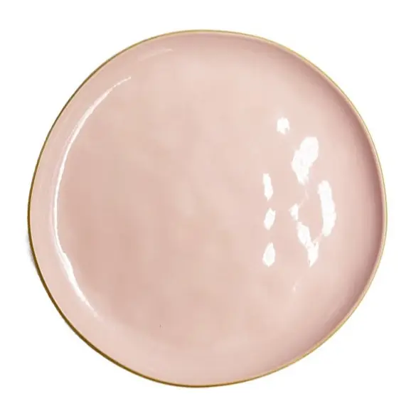 Piatto Piano Rosa Cipria