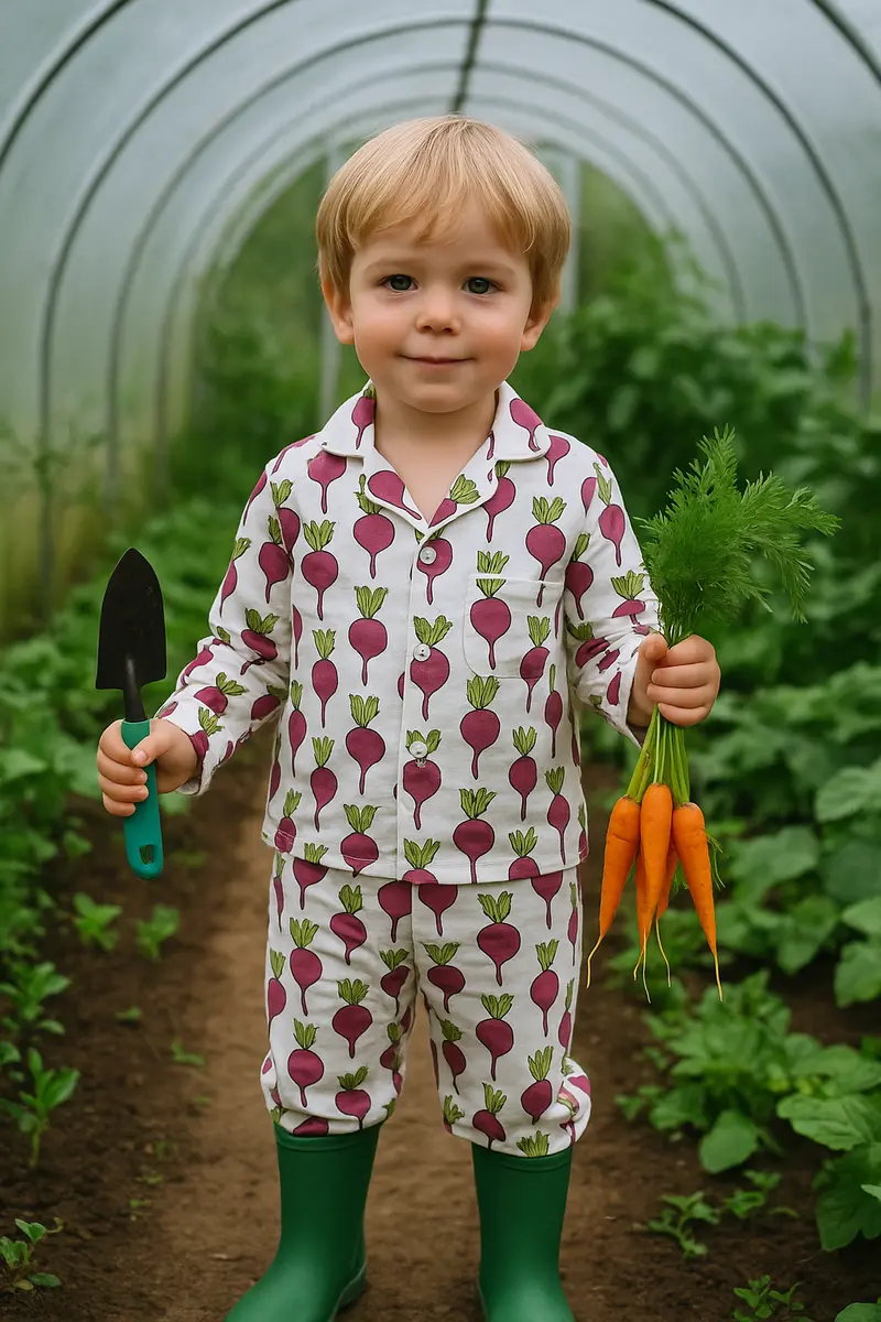 Pigiama bambino beetroots
