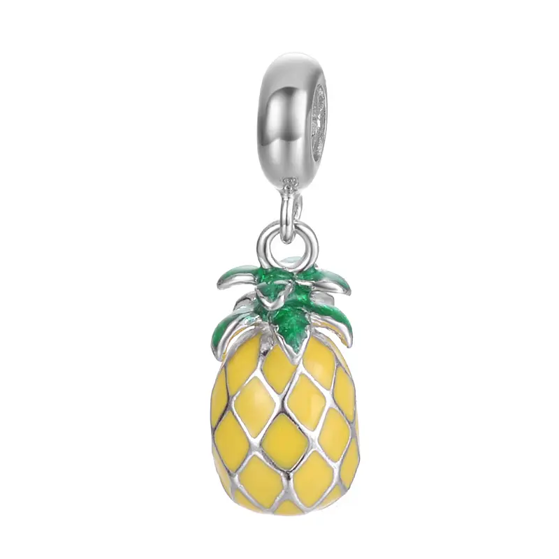 "Pineapple" - charm ananas in argento - IN ESCLUSIVA