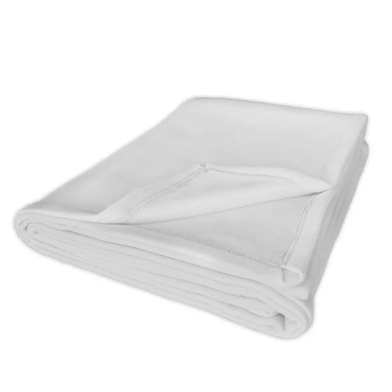 Plaid bianco per Letto Singolo e Matrimoniale - Linea Basic