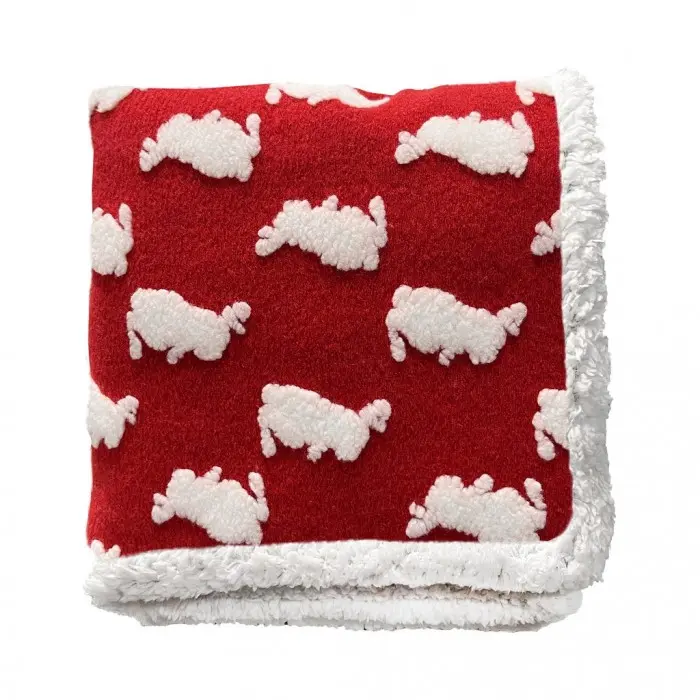 PLAID JACQUARD CON SHERPA 600GSM