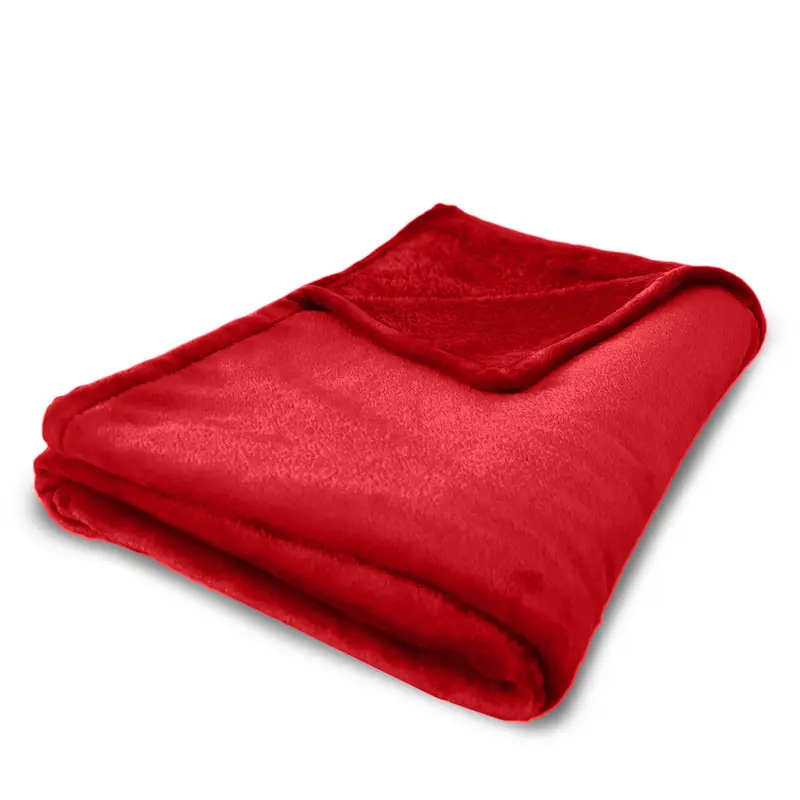 Plaid rosso per Letto Singolo e Matrimoniale - Linea Basic