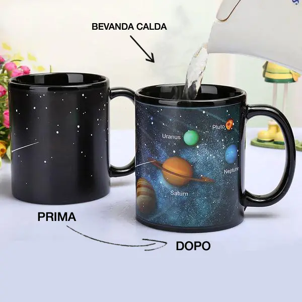 "PlanetsMug" - tazza pianeti magica - IN ESCLUSIVA