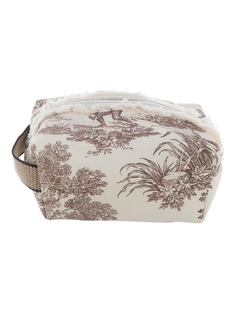 Pochette da viaggio Toilette De Jouy Blanc Mariclò