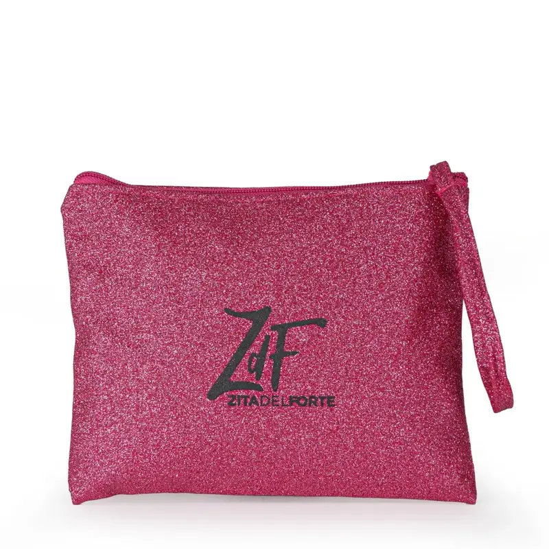 Pochette glitterata di Zita del Forte