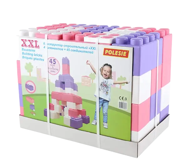 Polesie -Building Mattoni XXL con Connettori (45 pz)