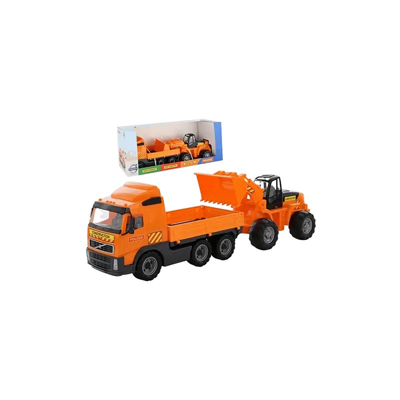 Polesie Trampoliere rampa del Camion Giocattolo con Loader e box
