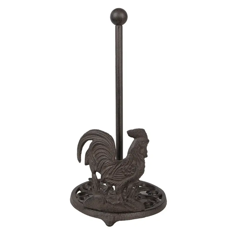 Porta rotolo cucina con gallo