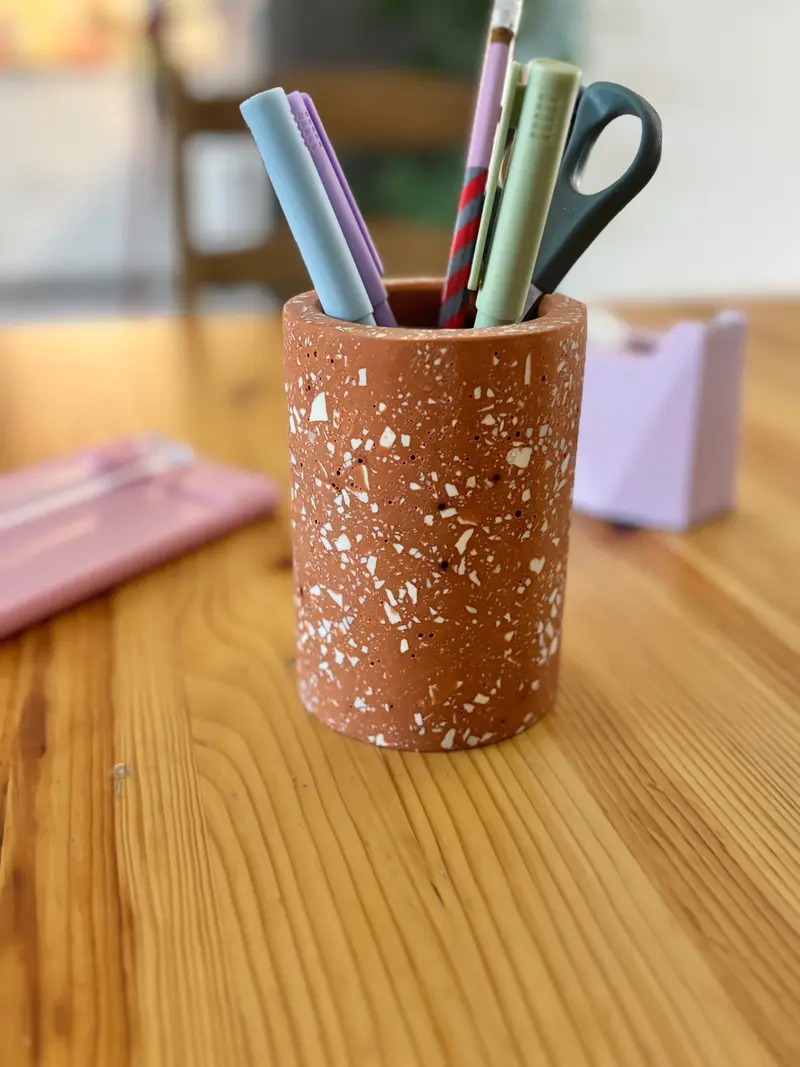 Portapenne / porta spazzolino Terracotta