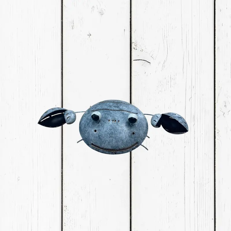 Portazampirone Granchio Grigio Grey Wash in Ferro | Accessorio Antizanzare Giardino