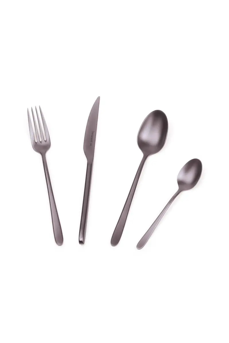POSATEMalachite titanio satinato - set posate 24 pezzi