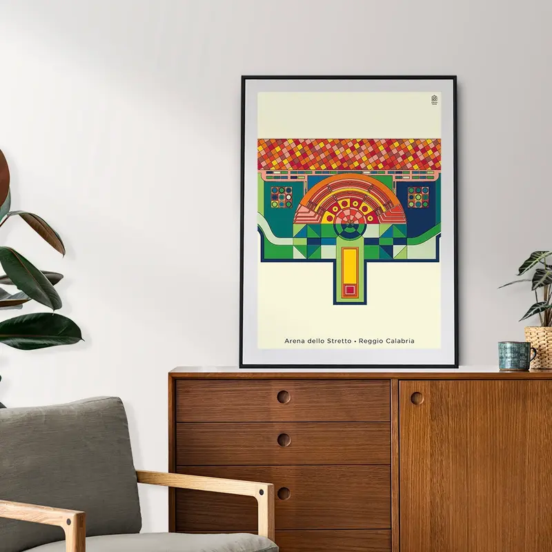 Poster 50x70 Arena dello Stretto - Reggio Calabria