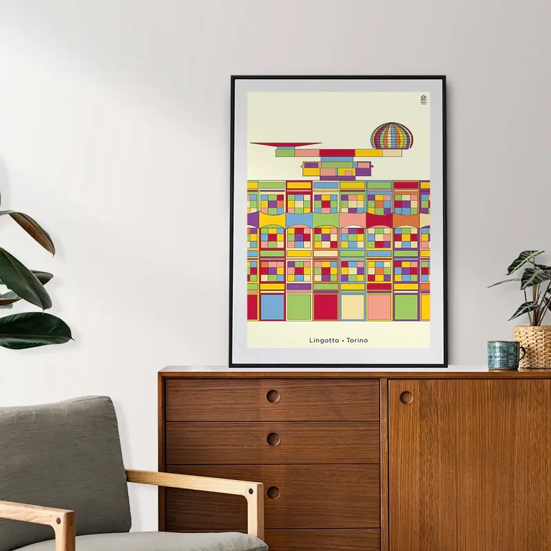 Poster 50x70 Il Lingotto - Torino