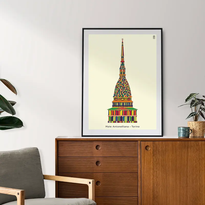 Poster 50x70 Mole Antonelliana - Torino