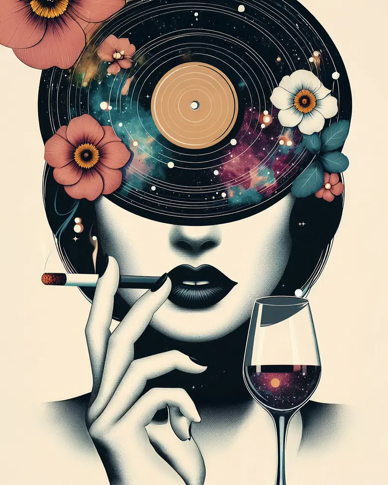 Poster "Cosmic Vinyl"