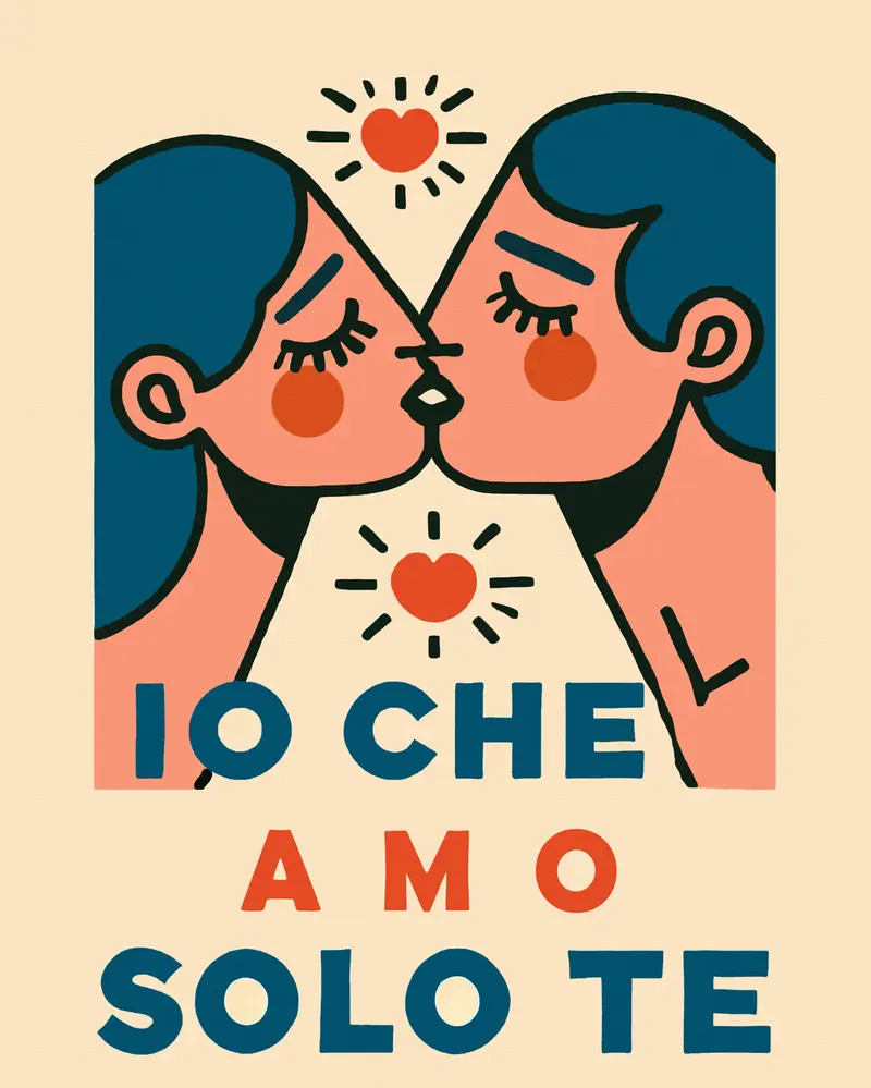Poster "Io ch Amo solo Te"