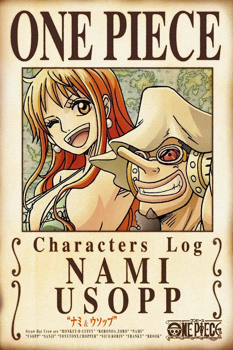 Poster "Nami/Usopp"