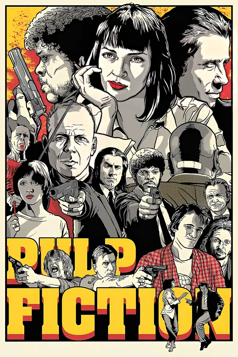 Poster "Pulp Fiction #1"