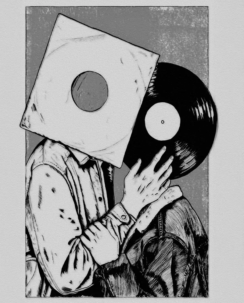 Poster "Vinil Kiss"