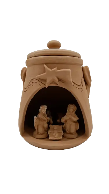 Presepe in ceramica Realizzato a Mano