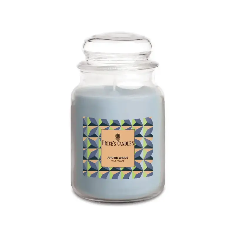 PRICE'S CANDLES- ARTIC WINDS CANDELA PROFUMATA GIARA GRANDE
