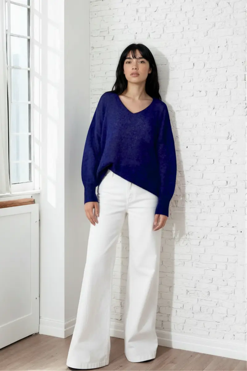 PULL NUVOLA - blu