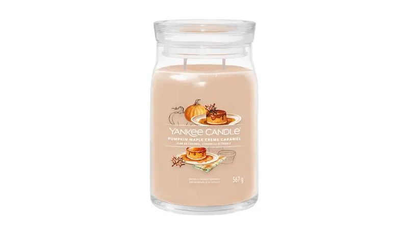 PUMPKIN MAPPLE CREME CARAMEL -Yankee Candle- Giara Grande - SIGNATURE - DAYDREAMING OF AUTUMN