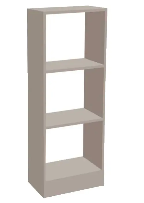 PUR/LIBRERIA 3 TORT 40*24*105 18P35-3-T