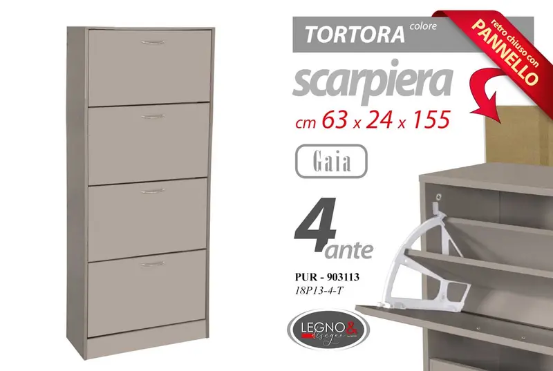 PUR/SCARP 4 TORTORA 63x24x155 18P13-4-T
