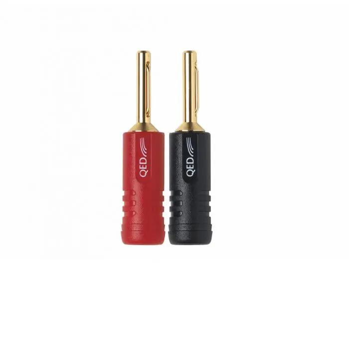 QED Screwloc ABS 4mm PLUG - 4 pezzi terminazioni a banana - PRONTA CONSEGNA